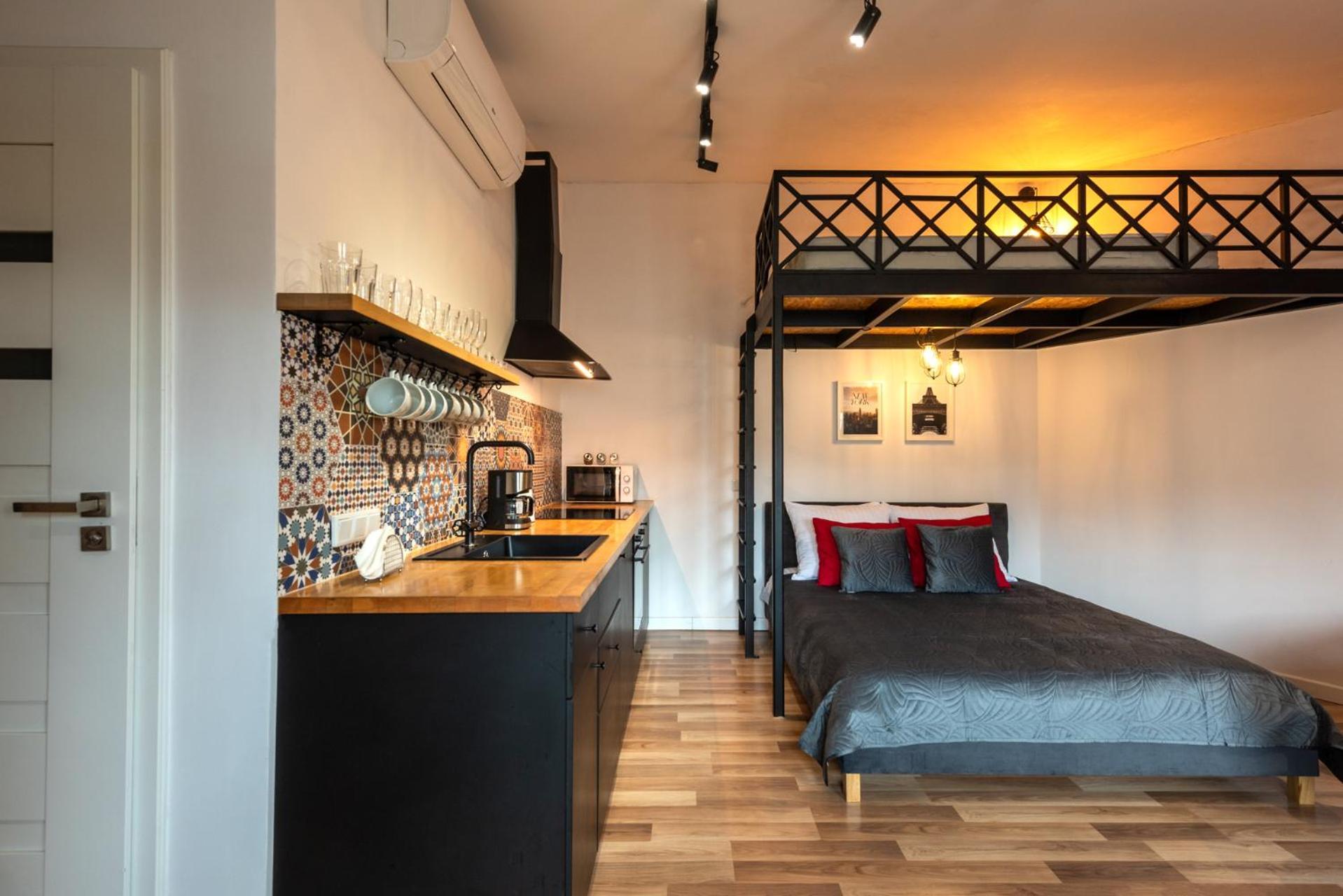 Modern Apartment Arizona Studio Old Town Dietla Balcony Krakow Ngoại thất bức ảnh