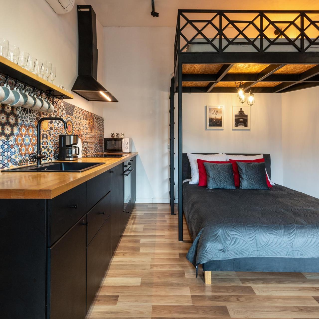 Modern Apartment Arizona Studio Old Town Dietla Balcony Krakow Ngoại thất bức ảnh
