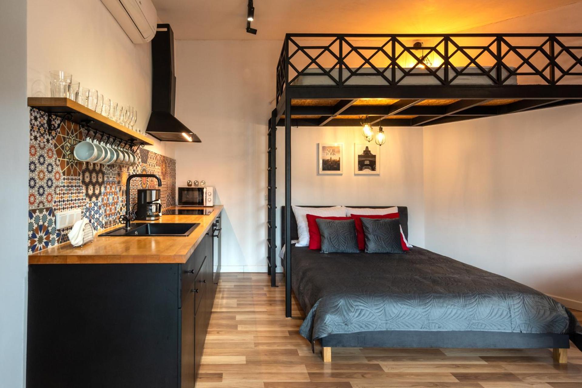 Modern Apartment Arizona Studio Old Town Dietla Balcony Krakow Ngoại thất bức ảnh