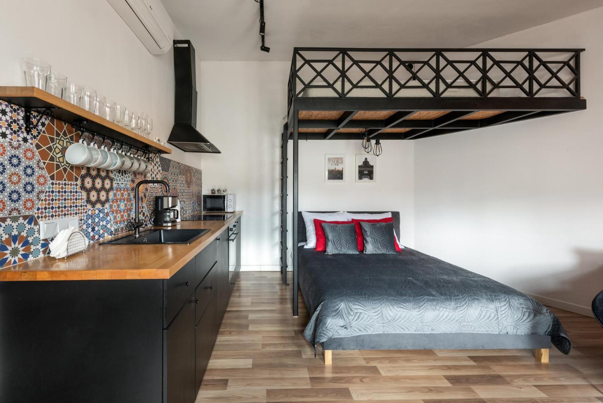 Modern Apartment Arizona Studio Old Town Dietla Balcony Krakow Ngoại thất bức ảnh
